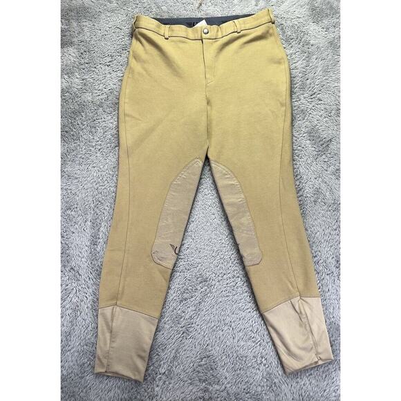 TuffRider Womens Breeches 26 Tan‎ Brown Horseback Riding Pants 30x26 1/4 - Picture 1 of 11